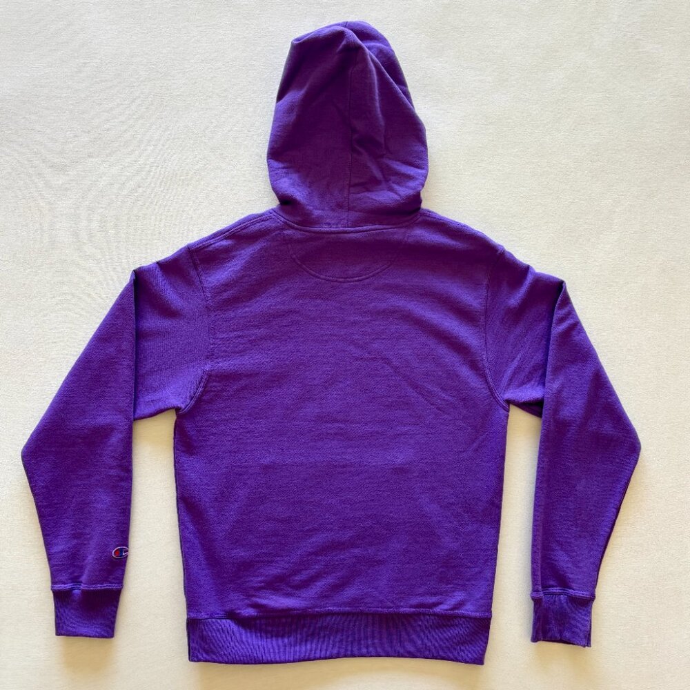 Unisex Champion Purple “Team Up” Hoodie Set Size S & M Matching Bundle - Picture 9 of 15